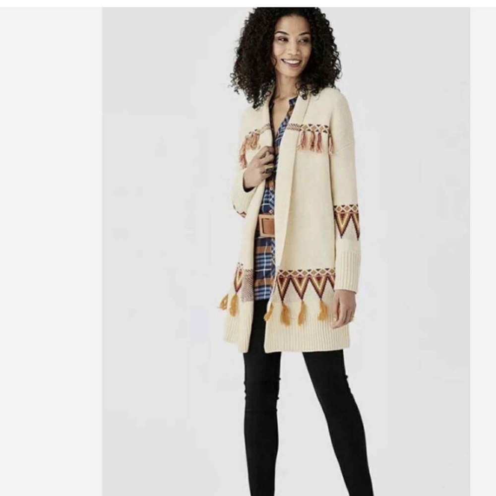 Matilda Jane Women's Gingersnap Open Cream Cardigan, Size S